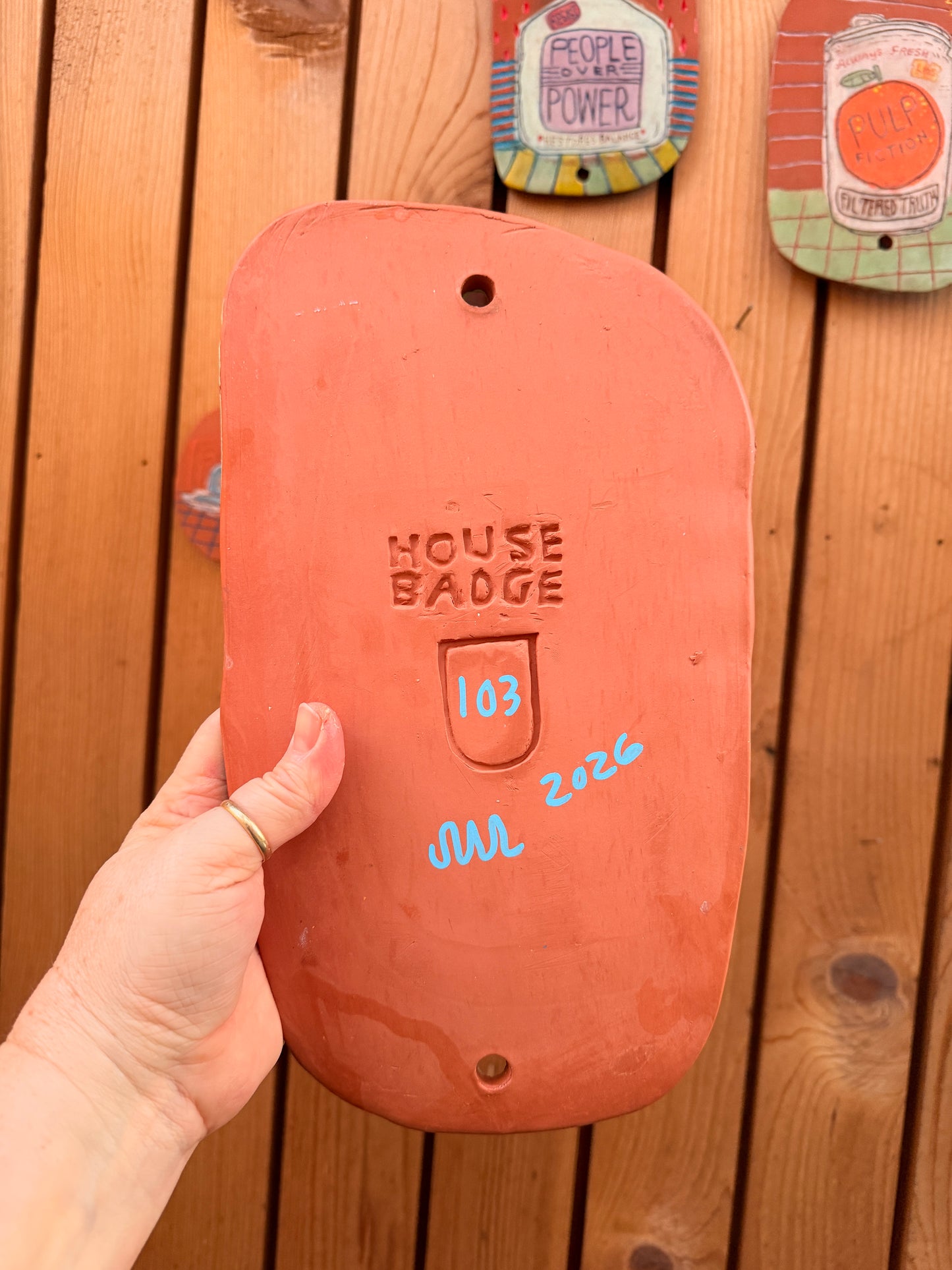 House Badge #103